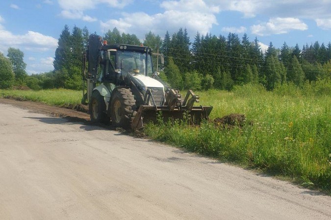 В Кинешемском районе приступили к ремонту участка дороги Велизанец-Тарасиха фото 5