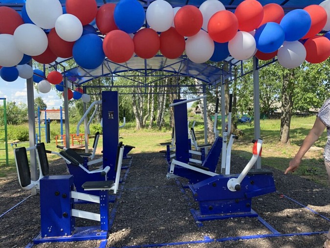 В селе Воскресенском Кинешемского района открыли тренажерный комплекс фото 4