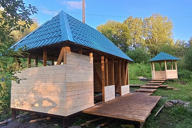 В Наволоках благоустраивают территорию ключика-родничка в честь Тихона Луховского фото 5