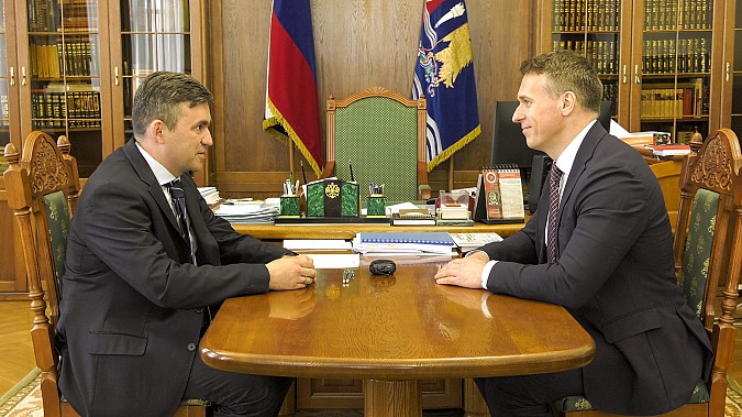 Губернатор Ивановской области провёл встречу с руководителем «Почты России» фото 2