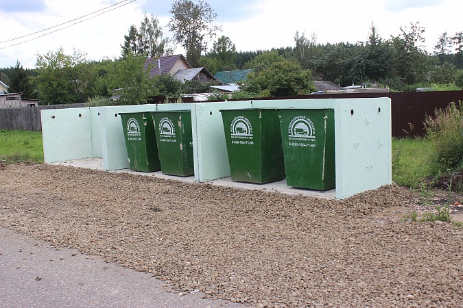 В Кинешме устанавливают новые контейнерные площадки фото 3