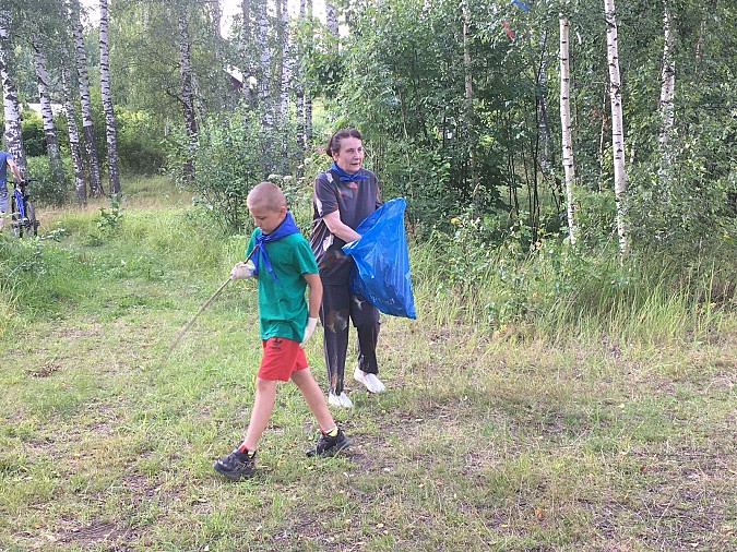 На берегу реки Томны прошёл экологический субботник фото 5