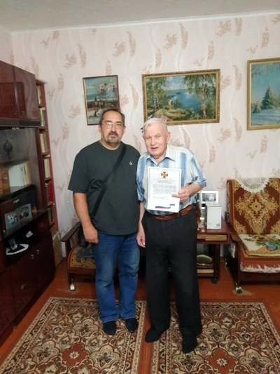 Сотрудники кинешемского СИЗО №2 поздравили ветерана УИС с 90 - летним юбилеем фото 2