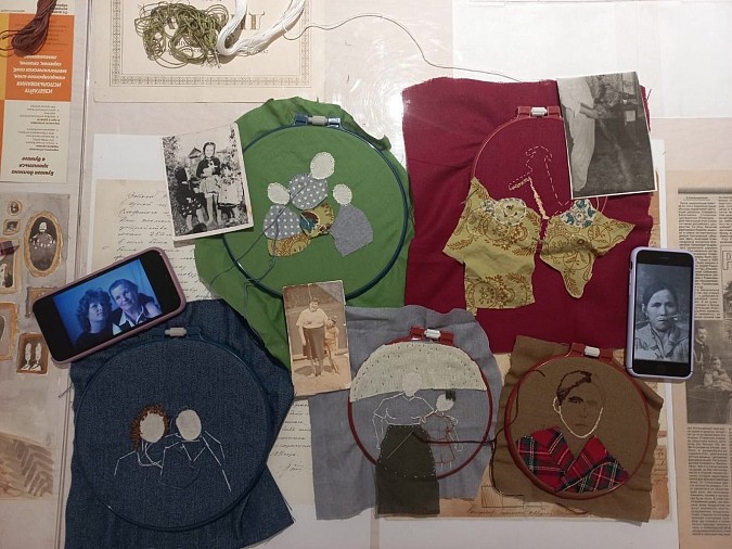 В кинешемском «ЯМузее» открылась выставка «Реконструкция памяти: вышивая семейный архив…» фото 4