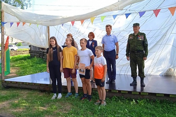 В Кинешемском районе на «Рубеже маршала А.М.Василевского» играли в «Зарницу» фото 3