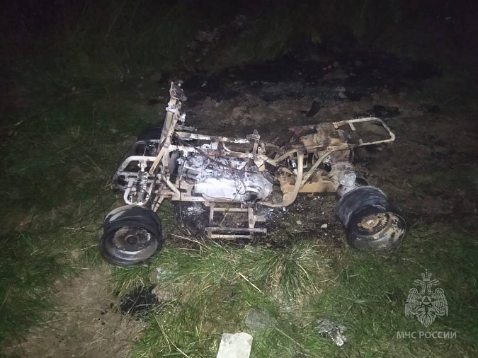 В Кинешемском районе сгорел квадроцикл фото 2