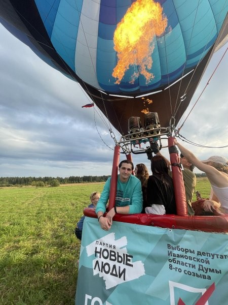 «Новые люди» пролетели на аэростате над Кинешмой фото 5