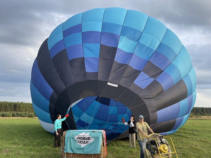 «Новые люди» пролетели на аэростате над Кинешмой фото 4