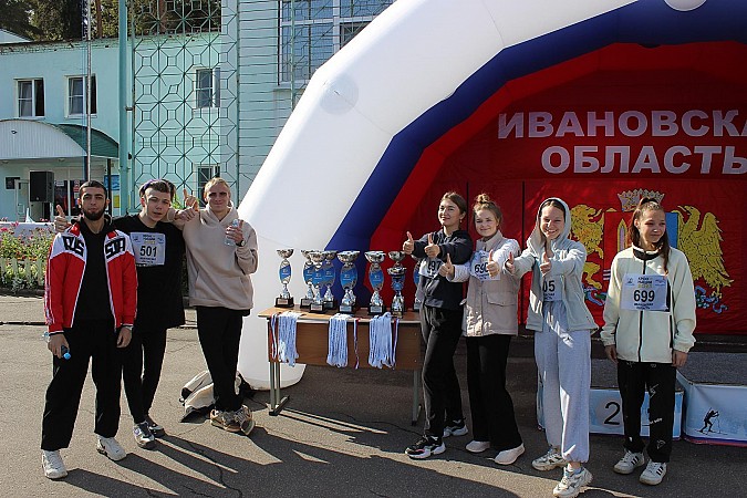 В Кинешме более 1000 участников вышли на старт «Кросса нации» фото 24