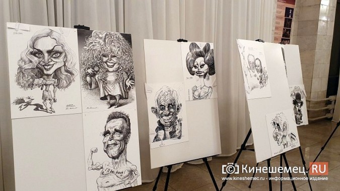 В Кинешме открылась выставка карикатуриста с мировым именем Владимира Мочалова фото 3