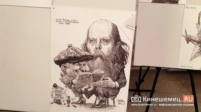 В Кинешме открылась выставка карикатуриста с мировым именем Владимира Мочалова фото 9
