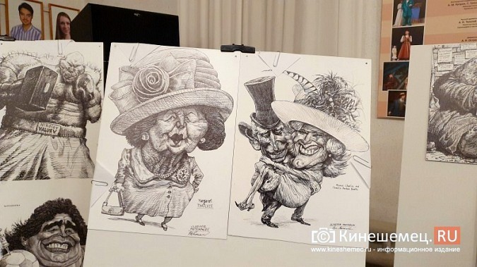 В Кинешме открылась выставка карикатуриста с мировым именем Владимира Мочалова фото 6
