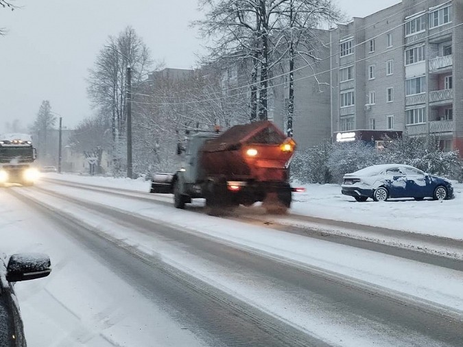Для обработки дороги Кинешмы закуплено 5 тыс. тонн песка и технической соли фото 3