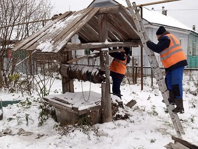 В Кинешме продолжается ремонт питьевых колодцев фото 3