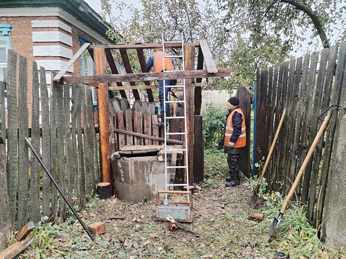 В Кинешме продолжается ремонт питьевых колодцев фото 5
