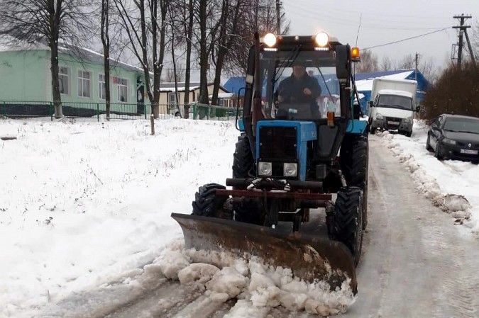 В Кинешемском районе ликвидируют последствия снегопада фото 3