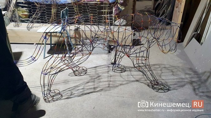 В Кинешме умельцы создают фигуры животных из стальной проволоки фото 3