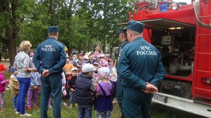 Дошколят в Кинешме познакомили в профессией пожарного фото 3