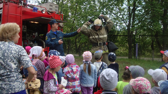 Дошколят в Кинешме познакомили в профессией пожарного фото 5