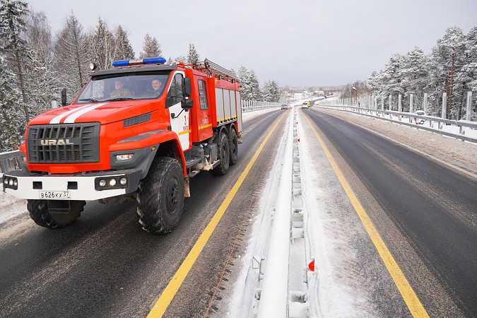 Станислав Воскресенский осмотрел работу нового путепровода на трассе Иваново - Кинешма фото 5
