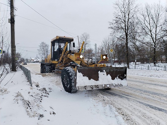 Для расчистки Кинешмы от снега мобилизована вся техника УГХ фото 7