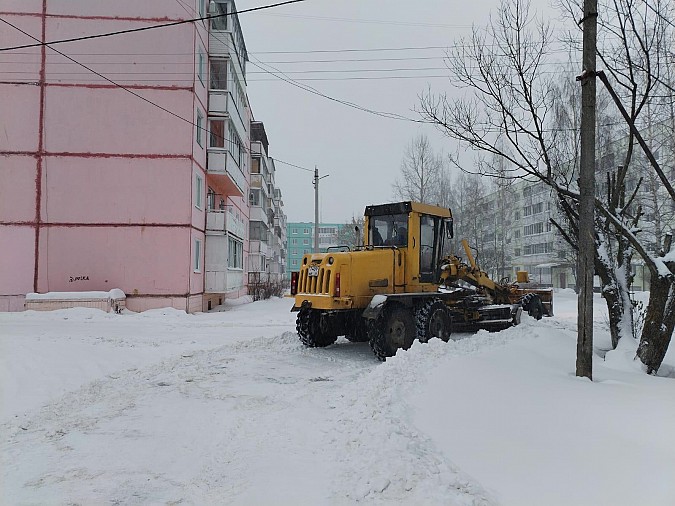 Кинешму засыпает снегом фото 7