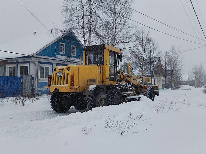 Кинешму засыпает снегом фото 9