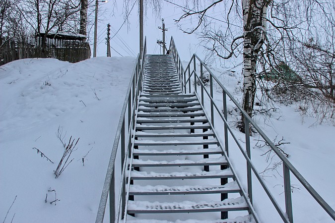 Завершено строительство пешеходного перехода через Вандышевский овраг фото 8