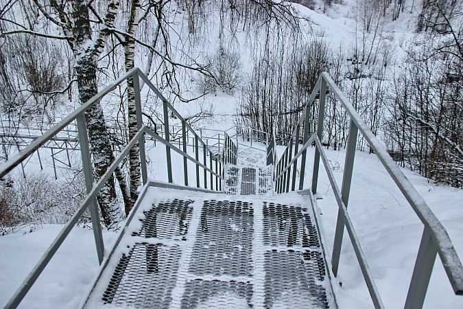 Завершено строительство пешеходного перехода через Вандышевский овраг фото 9