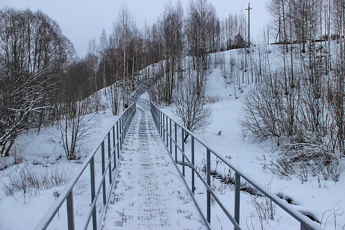 Завершено строительство пешеходного перехода через Вандышевский овраг фото 7