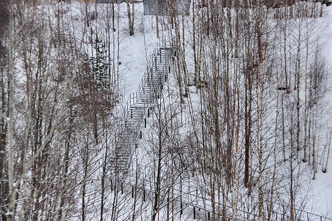Завершено строительство пешеходного перехода через Вандышевский овраг фото 4