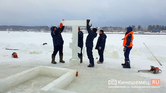 В Кинешме у Кузнецкого моста завершается обустройство крещенской купели фото 2