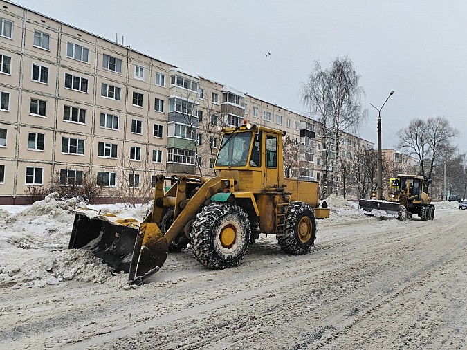 В администрации Кинешмы рассказали, на каких улицах работала техника УГХ 25 января фото 2