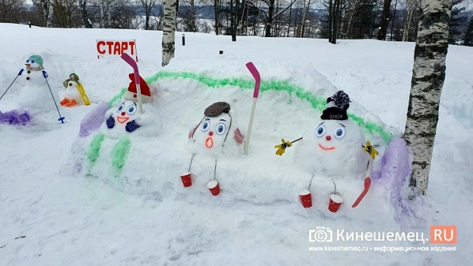 В центральном парке Кинешмы прошел конкурс снежных фигур фото 3
