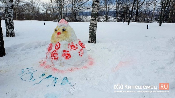 В центральном парке Кинешмы прошел конкурс снежных фигур фото 4