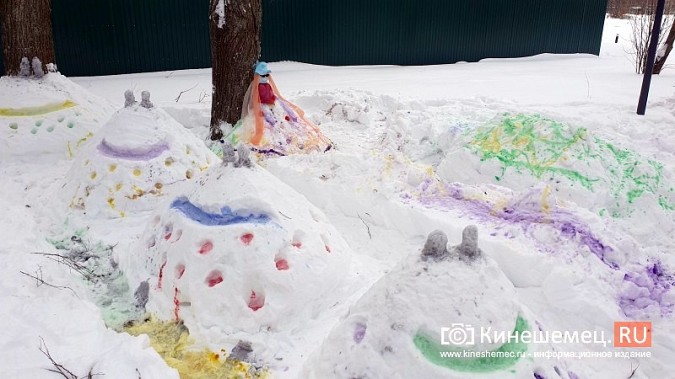 В центральном парке Кинешмы прошел конкурс снежных фигур фото 14