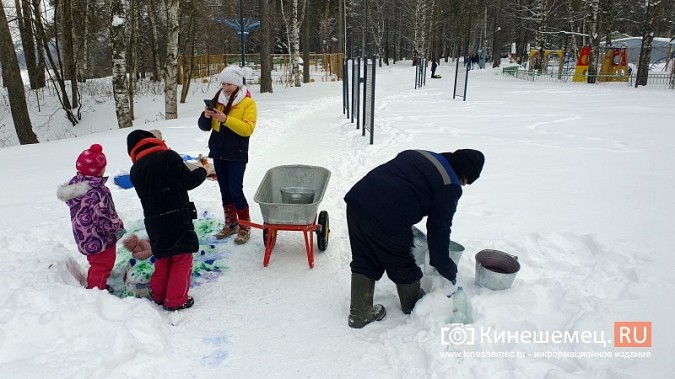 В центральном парке Кинешмы прошел конкурс снежных фигур фото 7