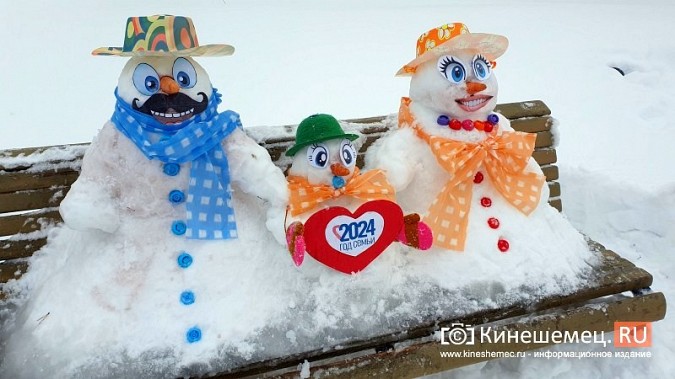 В центральном парке Кинешмы прошел конкурс снежных фигур фото 12
