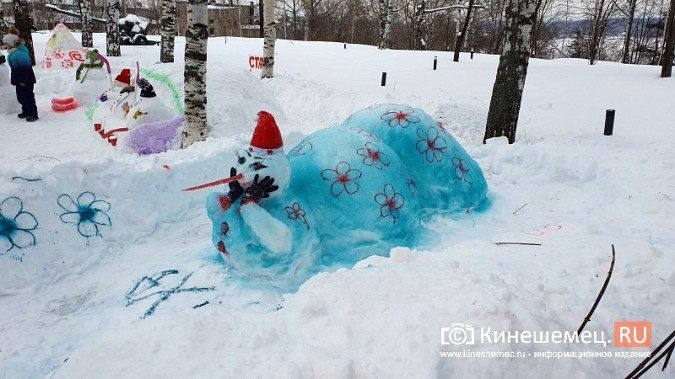 В центральном парке Кинешмы прошел конкурс снежных фигур фото 17