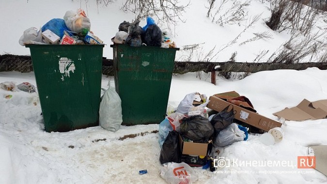 В Кинешме из-за нечищеных дорог мусоровозы не могут подъехать к контейнерным площадкам фото 2
