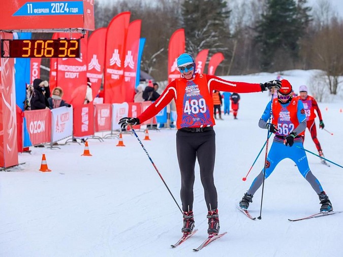 Кинешемцы приняли участие в Московском лыжном марафоне фото 4