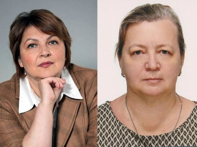 Татьяна Раева на фото слева, Наталья Грималовская - справа