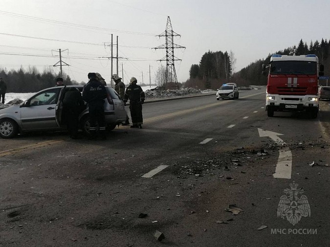 На дороге Кинешма-Иваново лоб в лоб столкнулись две иномарки фото 3