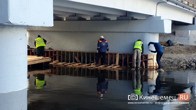 На мосту через Казоху бетонируют опоры, где ранее выявили дефекты фото 2