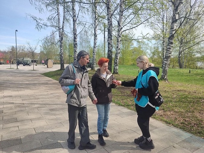 В Кинешме продолжается акция «Георгиевская ленточка» фото 4