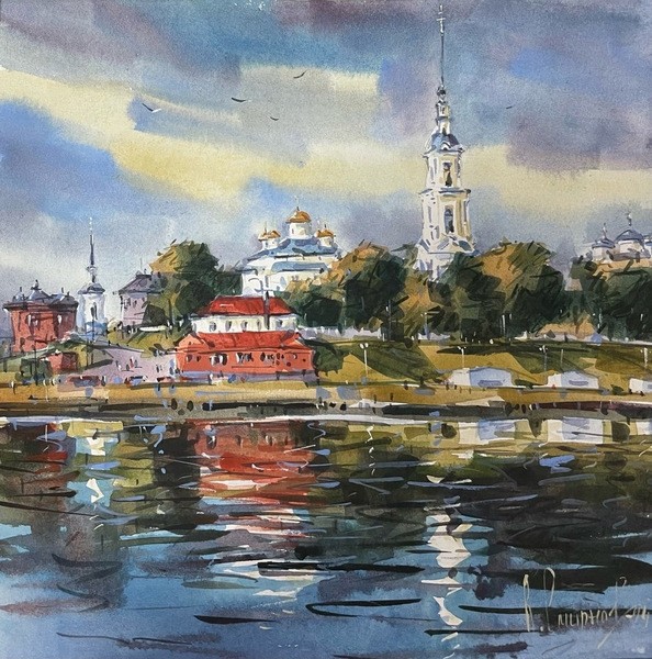 В Кинешме открылась выставка акварелиста Владимира Смирнова фото 2