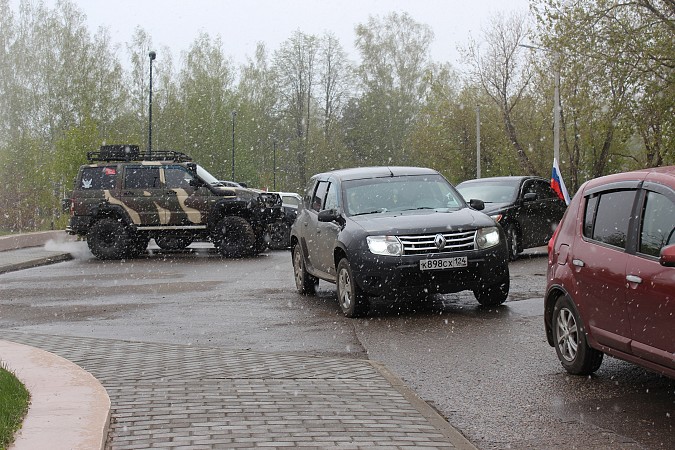 В преддверии Дня Победы в Кинешме состоялся традиционный автопробег фото 15