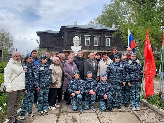 Кинешму посетил внук Героя Советского Союза Виктора Кудрявцева фото 5