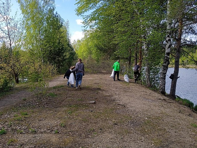 Активисты очистили от мусора берег реки Кинешемки фото 9