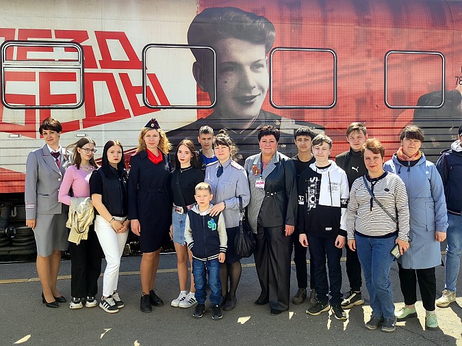 В Кинешме трудные подростки посетили «Поезд Победы» фото 2